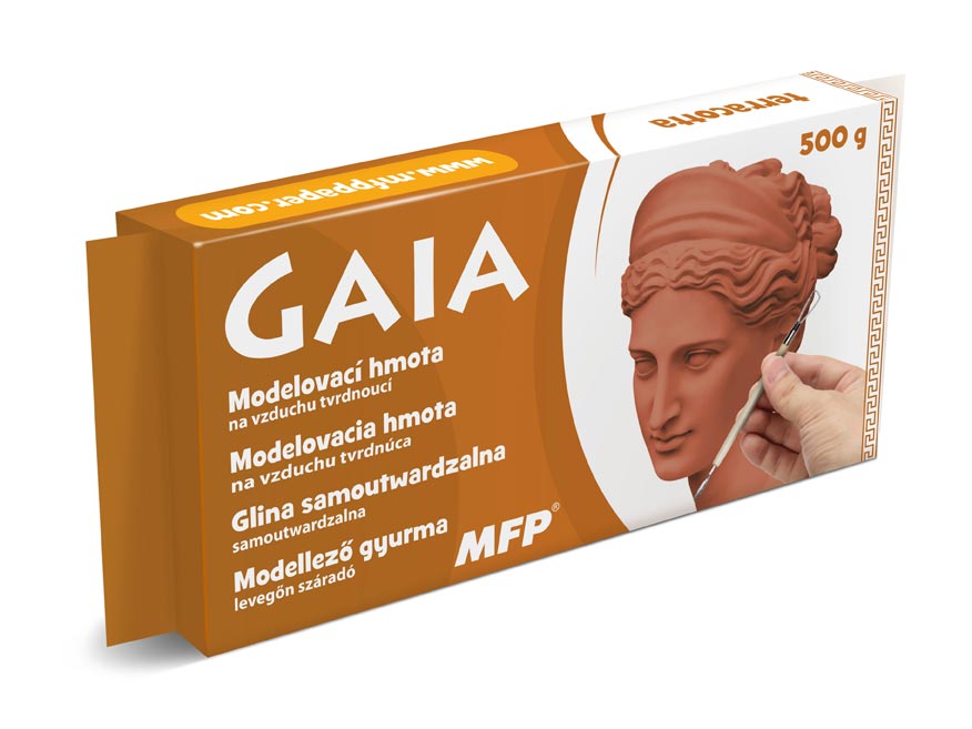 GAIA air-drying modelling clay terracotta 500 g