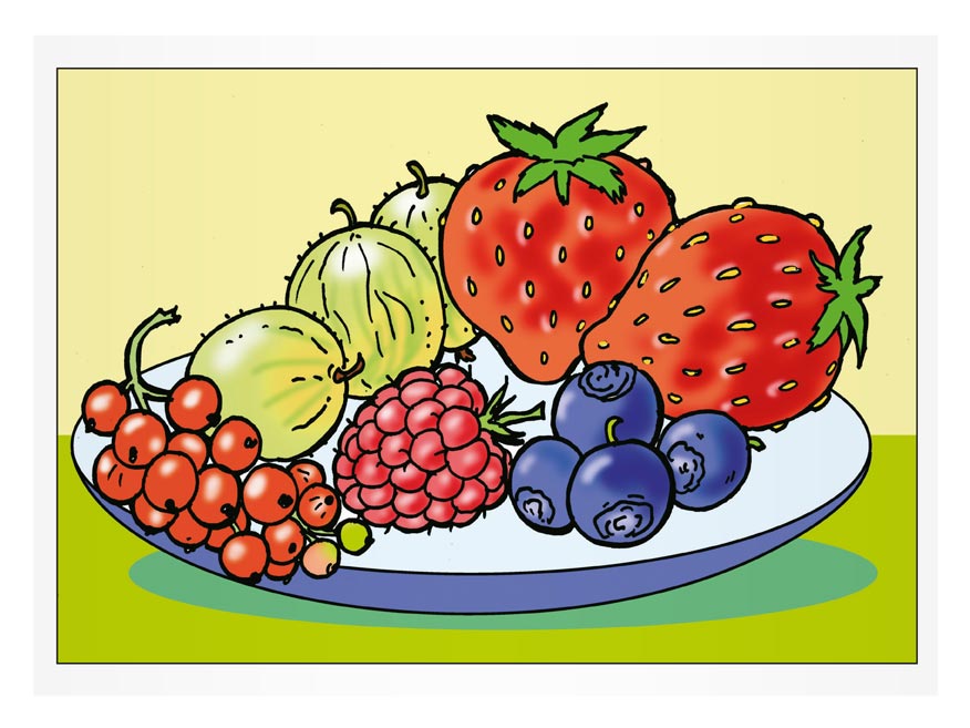 Fruit and Vegetable Colouring Book A5