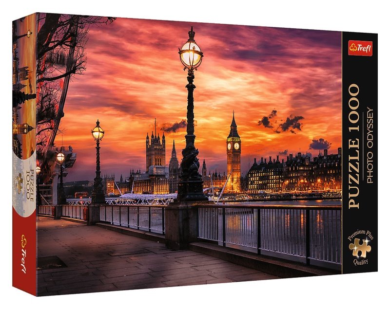 Puzzle Premium Plus Photo Odyssey: Big Ben, Londýn 1000 dílků