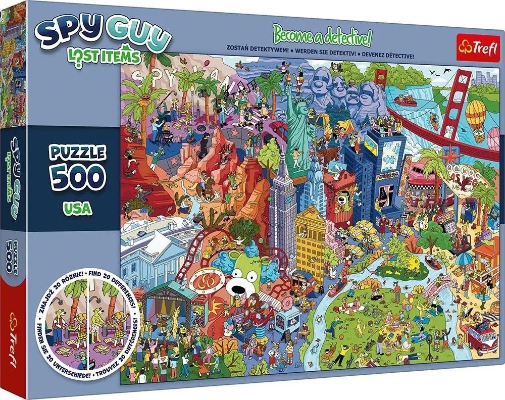 Puzzle Spy Guy: Lost Items USA 500 dílků