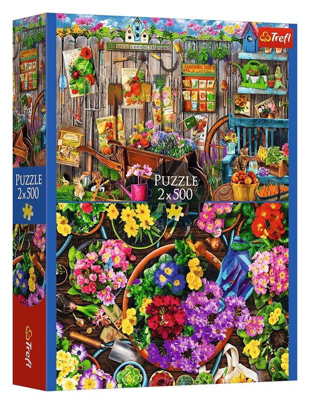 Puzzle Zahradničení 2x500 dílků
