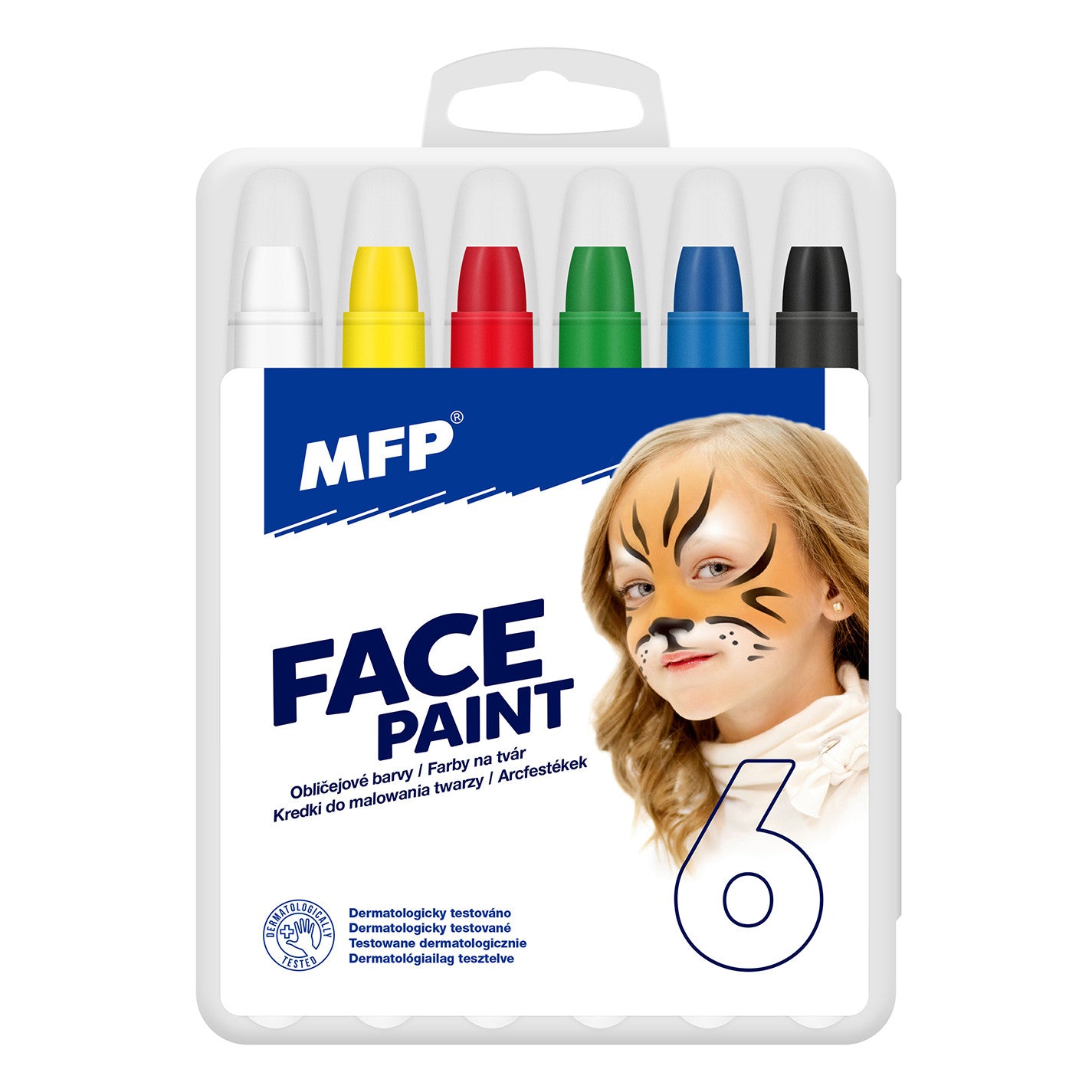 Face Paint Make-Up Set 6 pcs