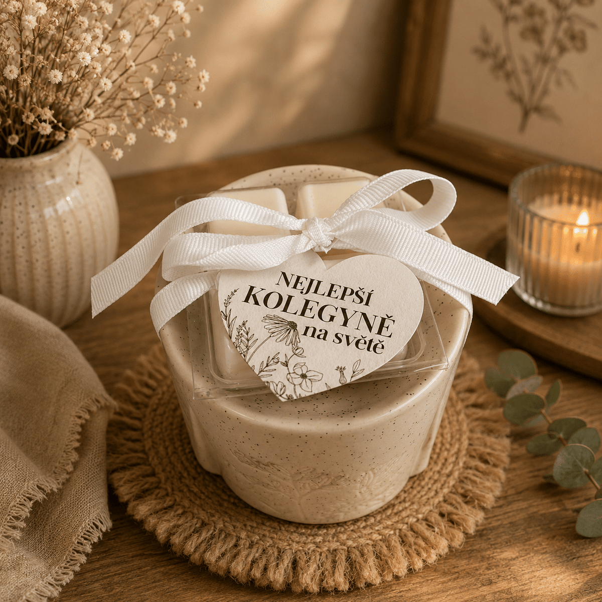 Aroma Lamp with Scented Waxes for a Colleague