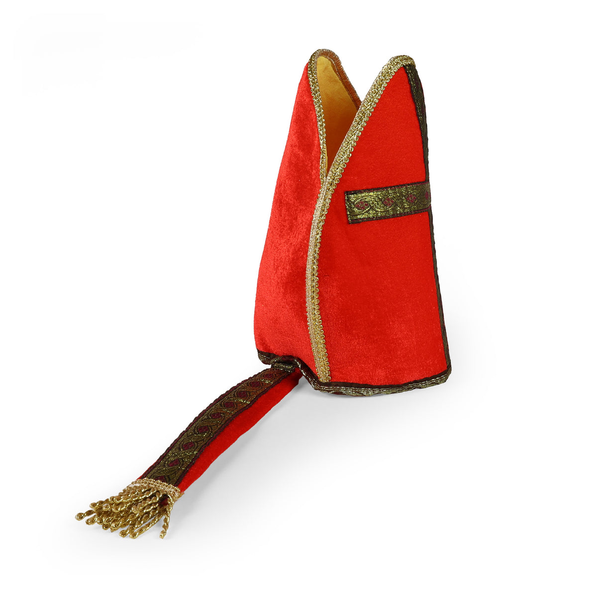 Saint Nicholas hat with gold trim / Mikulášská čepice
