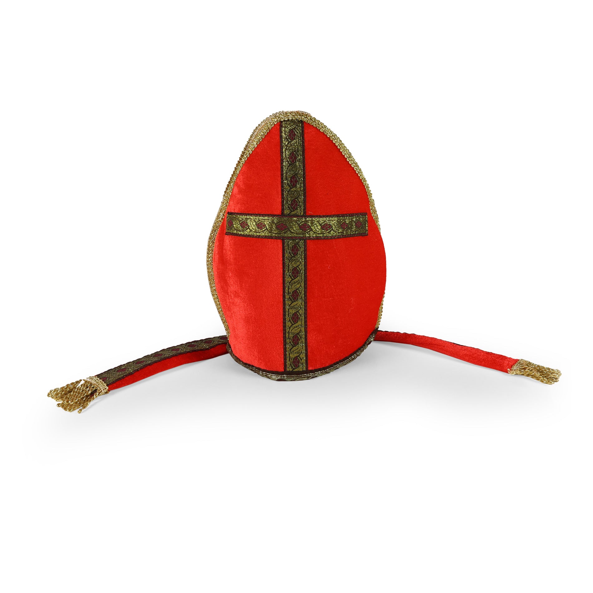 Saint Nicholas hat with gold trim / Mikulášská čepice
