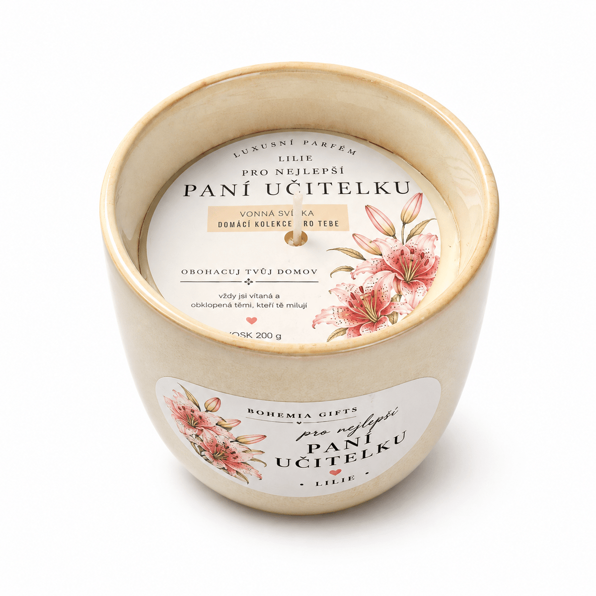 Scented Ceramic Candle 200 g – Best Teacher