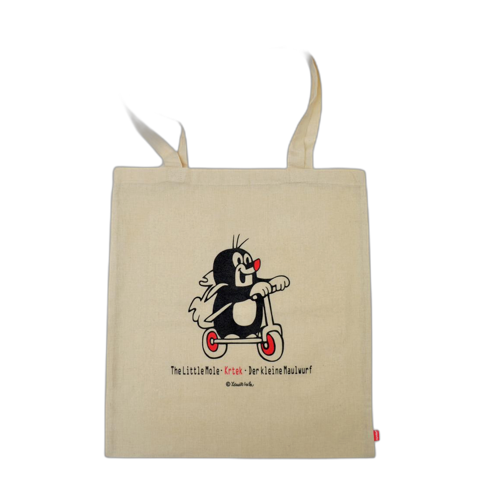 Little Mole tote bag 42×38 cm, scooter