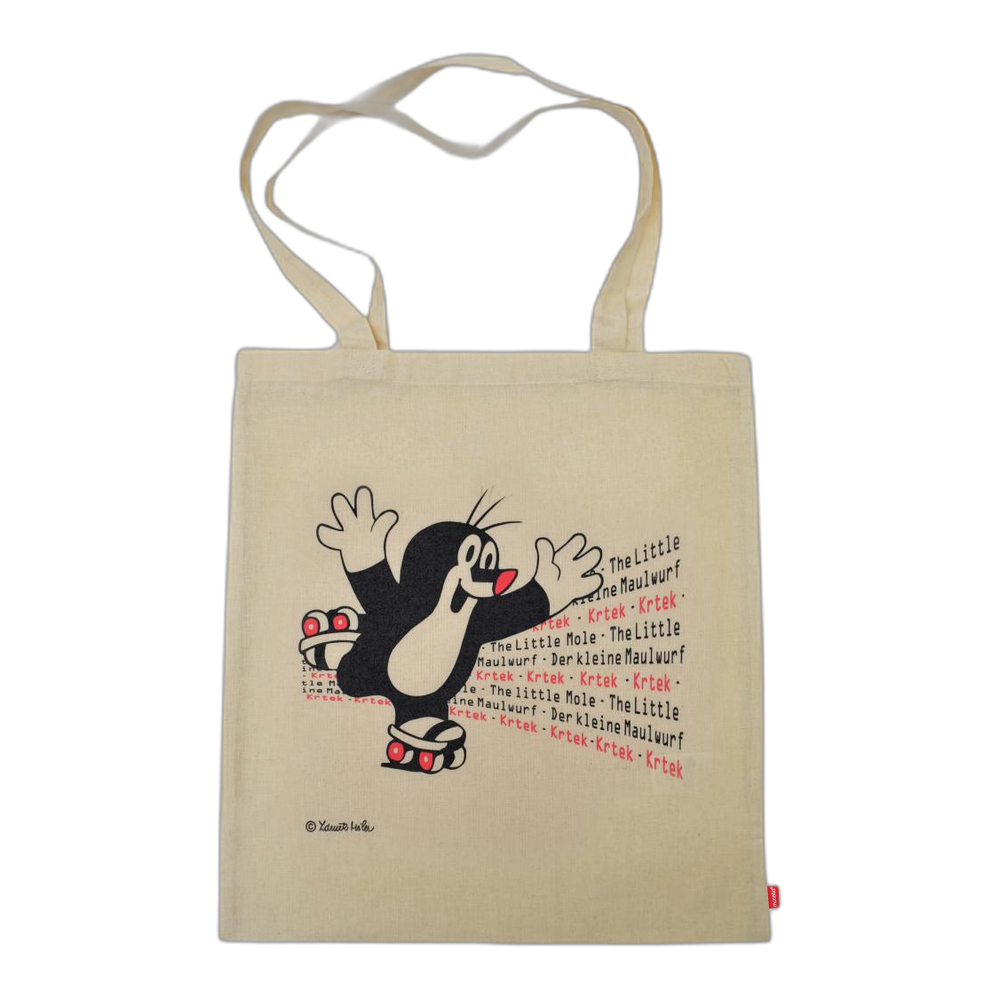 Little Mole tote bag 42×38 cm, skater