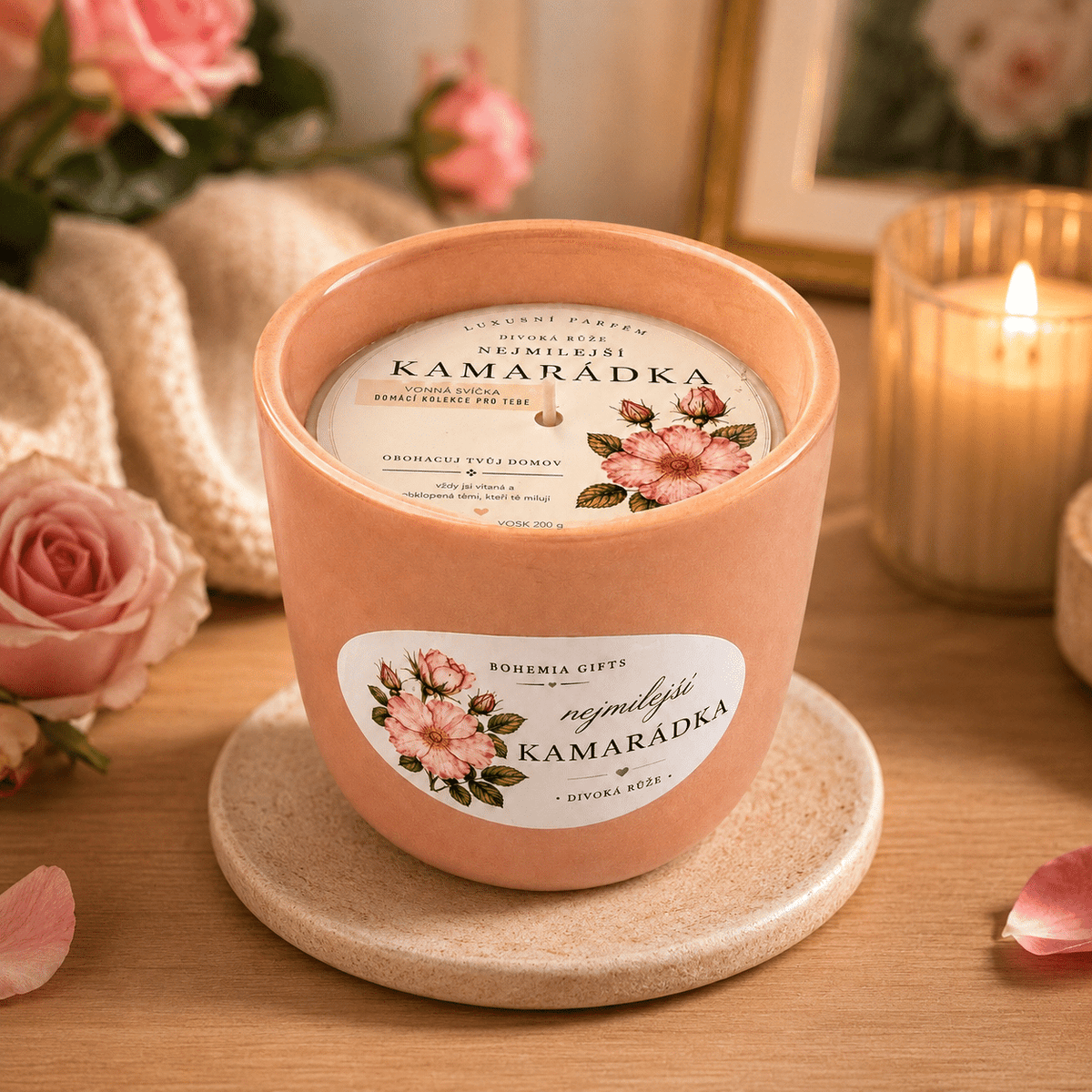 Ceramic Scented Candle – Dearest Friend