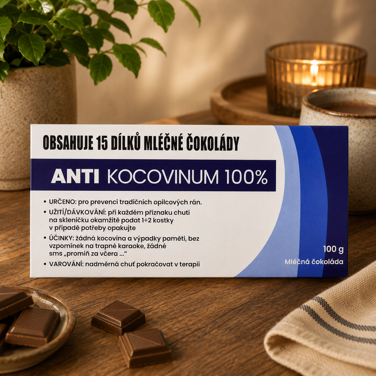 Milk Chocolate 100 g – Anti-Hangover