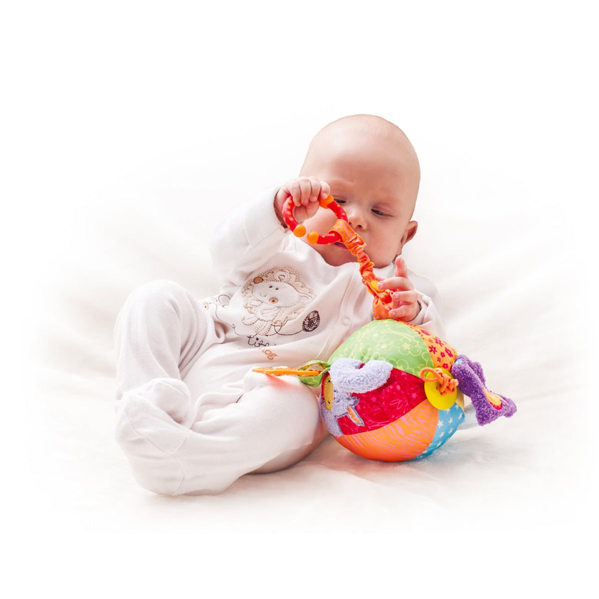 Plush activity ball Niny 13 cm
