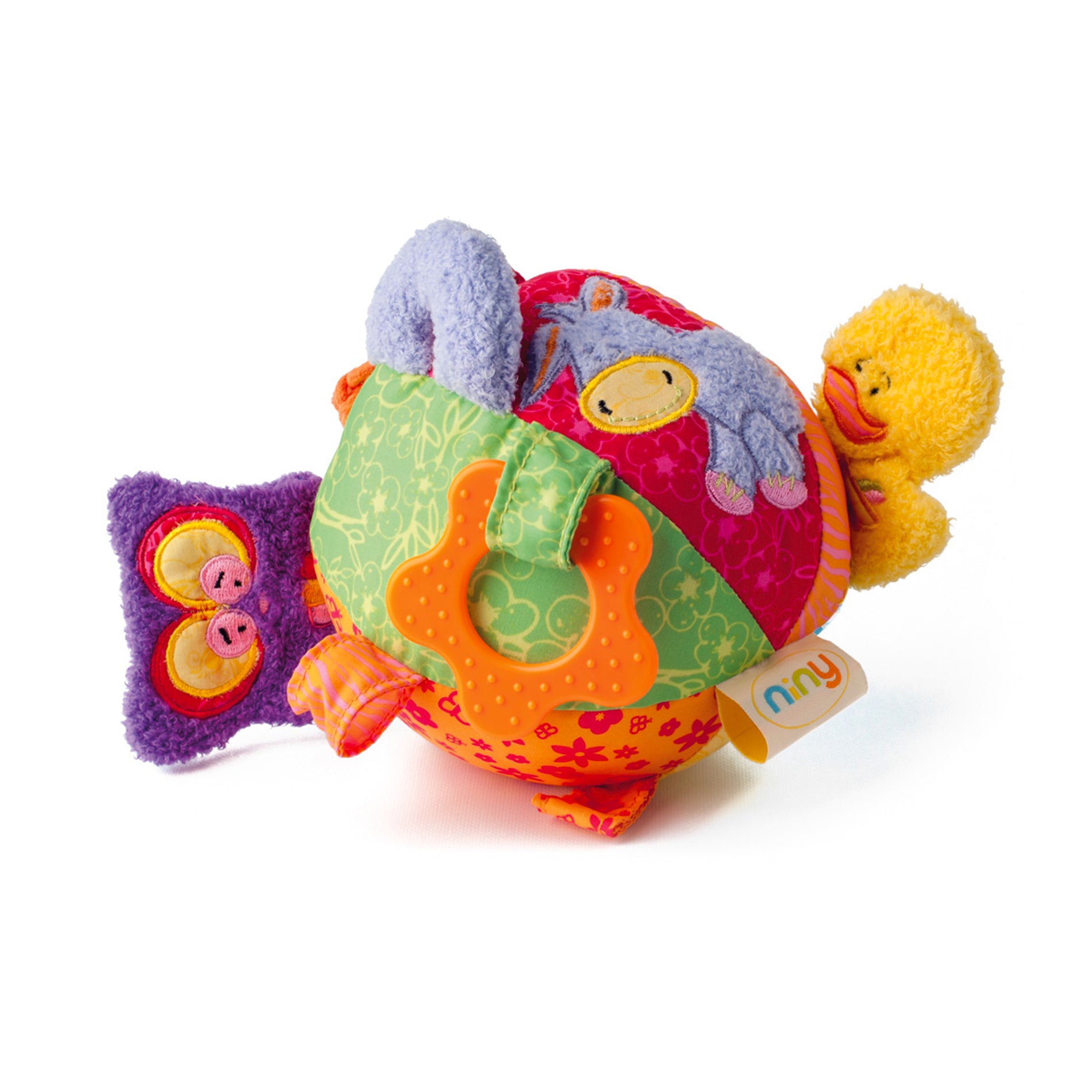 Plush activity ball Niny 13 cm