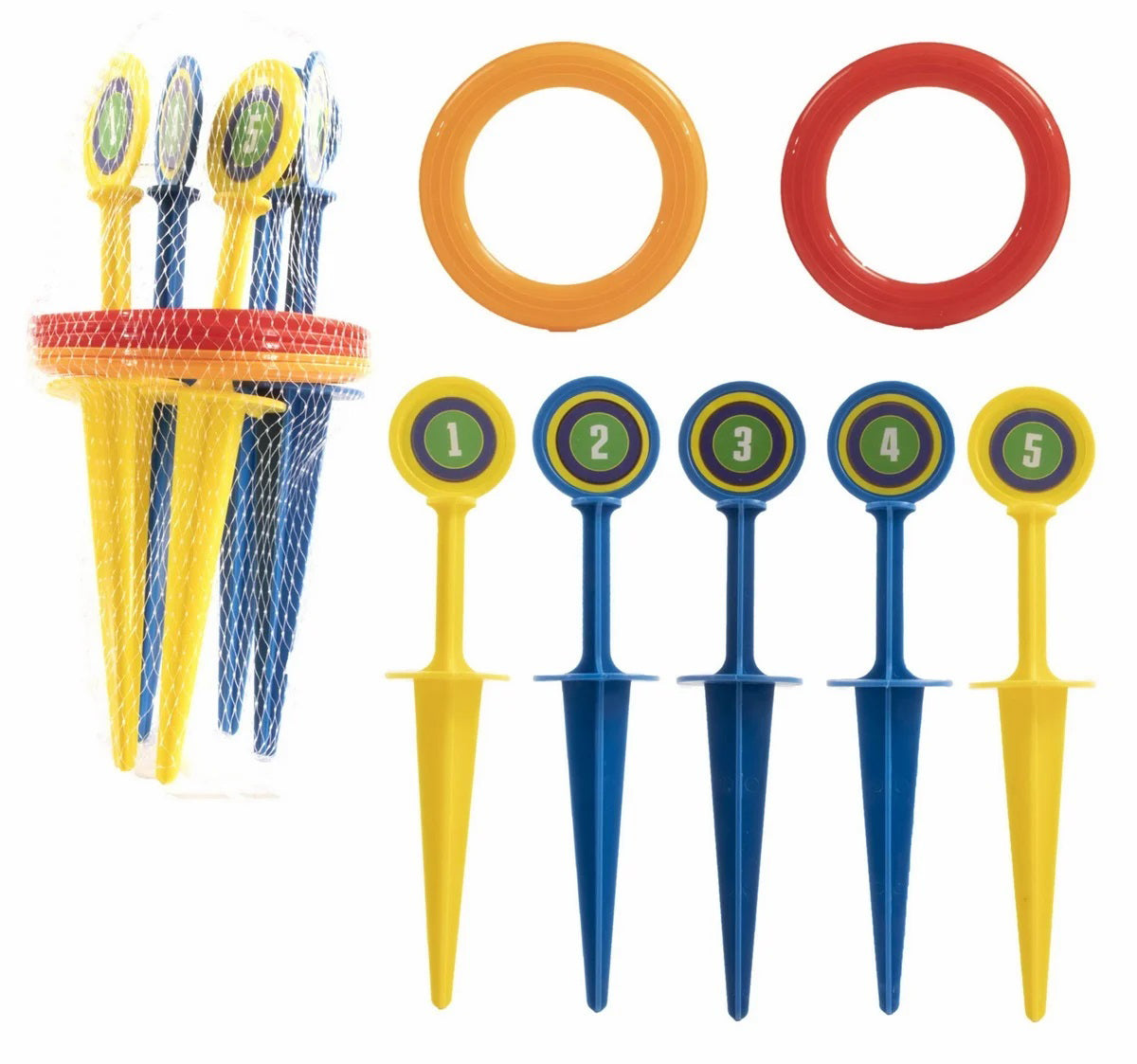 Ring Toss Game with Pins 29 cm