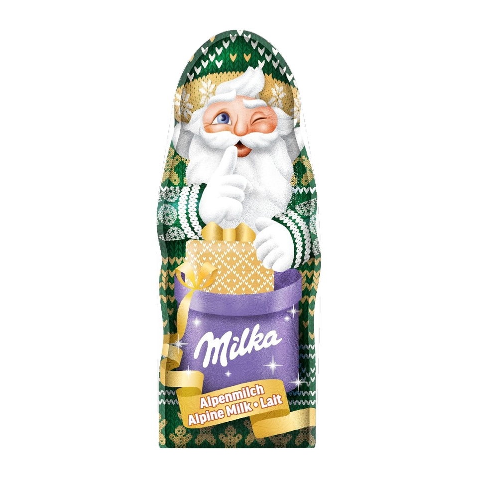 Milka Santa Claus Alpine Milk Chocolate Figure