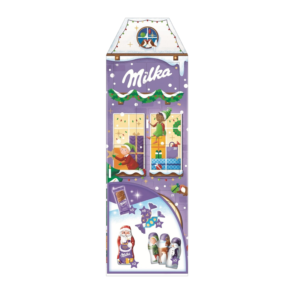 Milka 3D Advent Calendar House