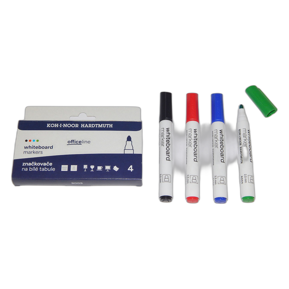 Koh-i-Noor 9005 Whiteboard Markers Set of 4