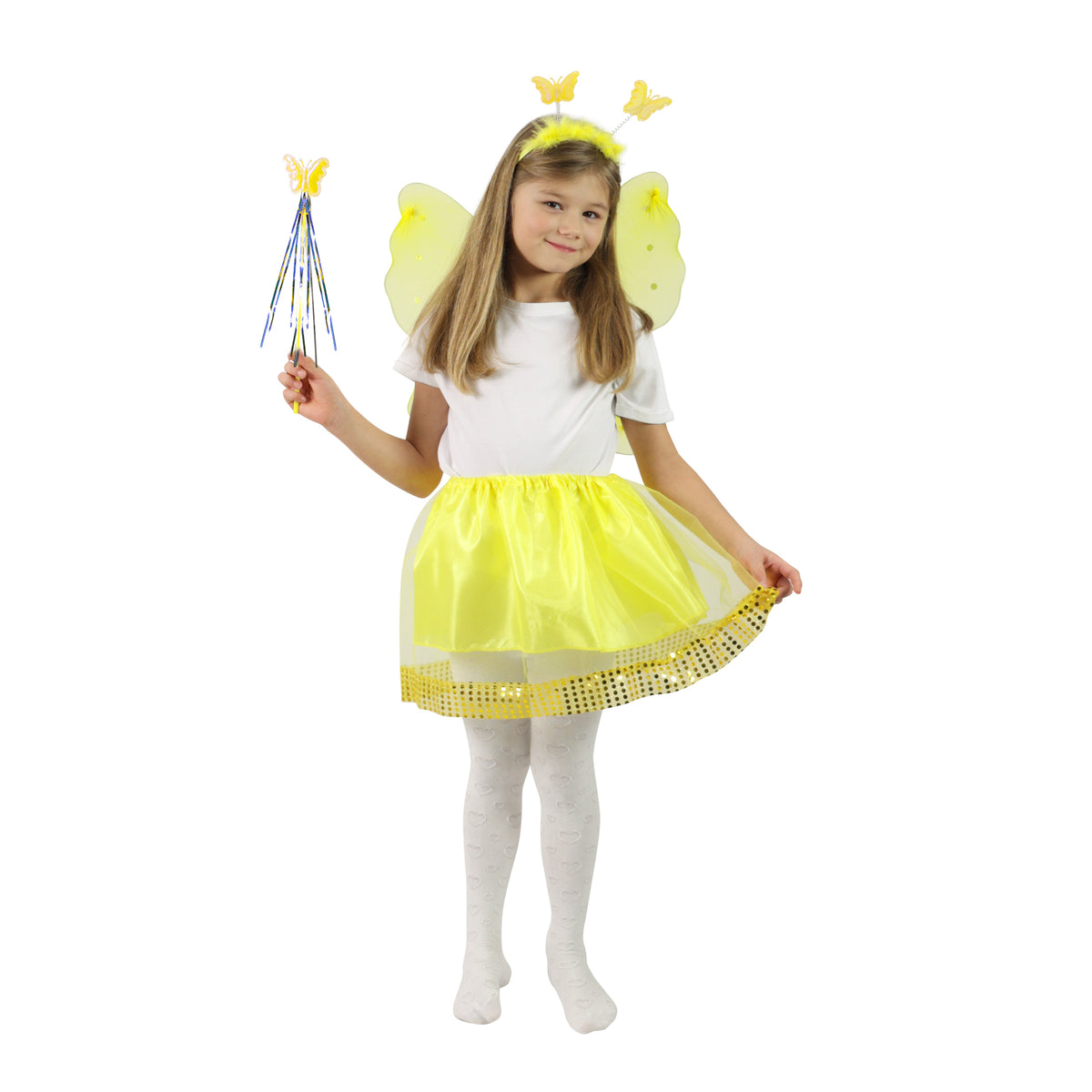 Children's Sunflower Costume with Wings