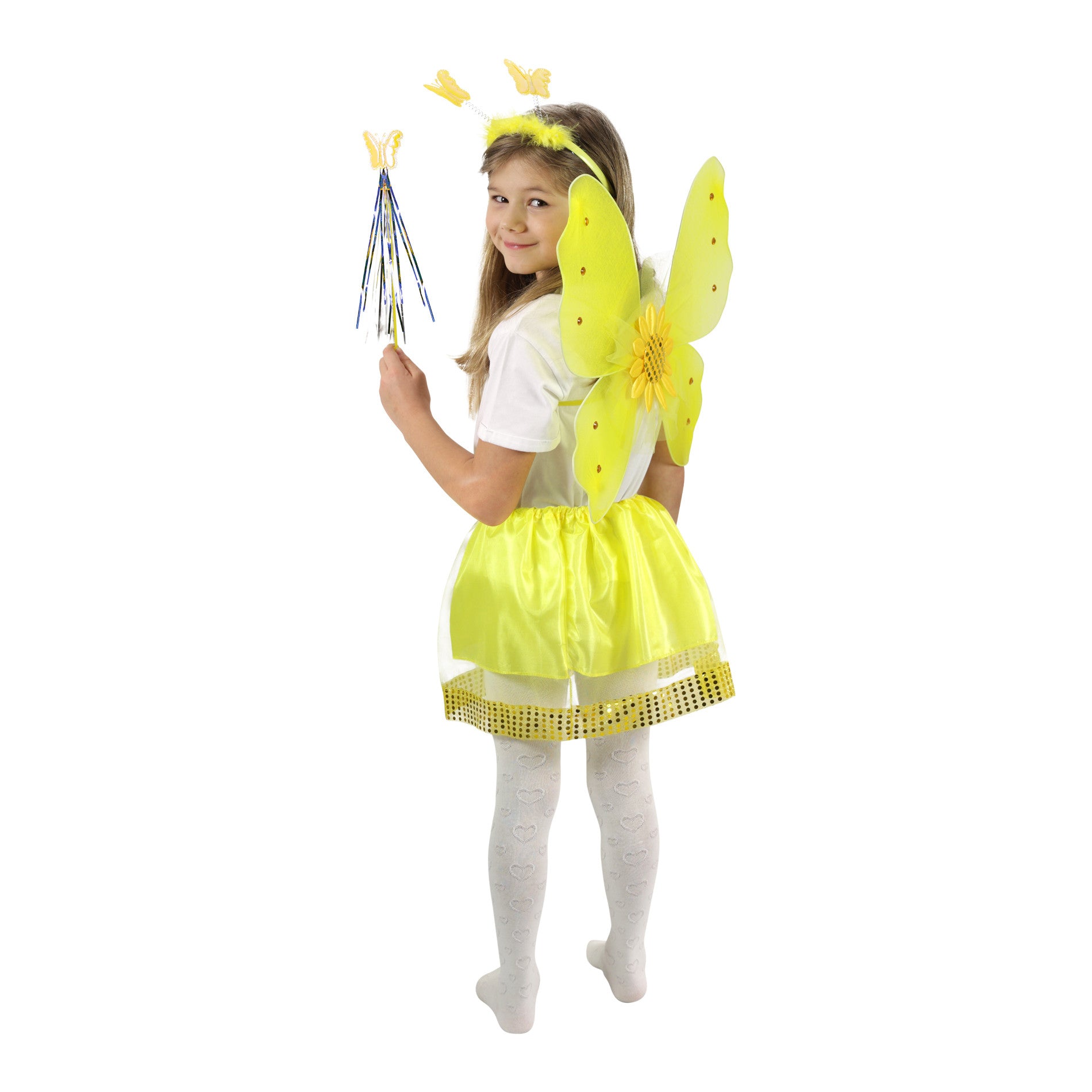 Children's Sunflower Costume with Wings