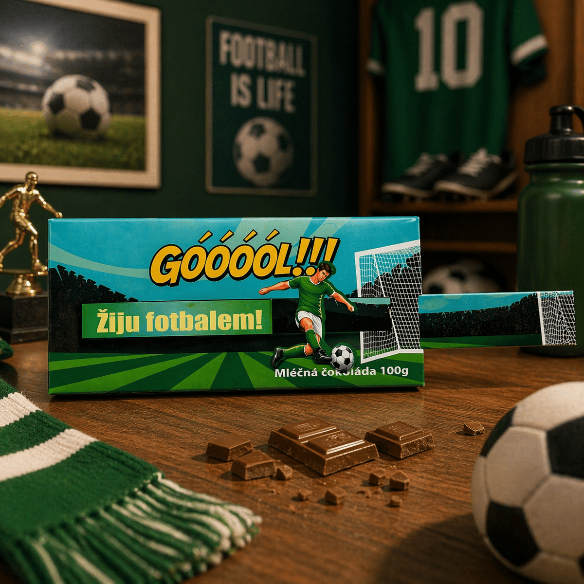Interactive Milk Chocolate Gift 100 g – Football Is My Life