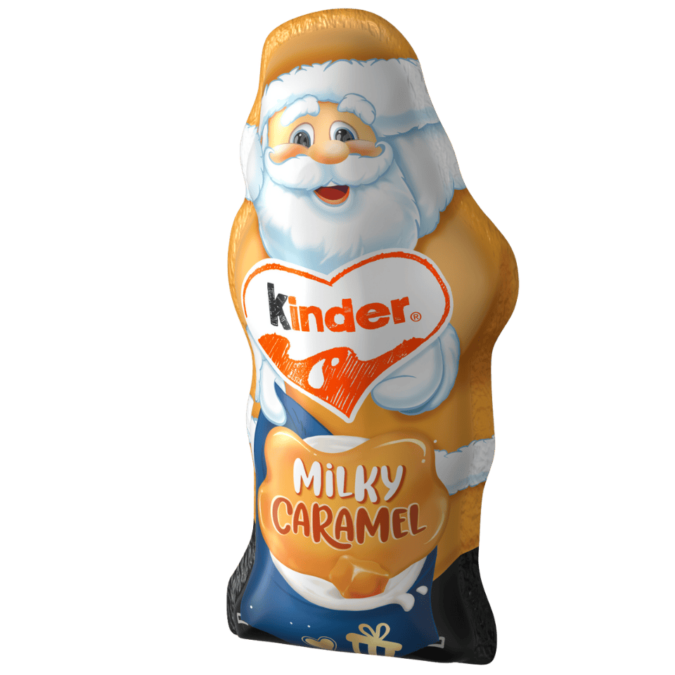 Kinder Mikuláš – Santa Claus / Kinder Santa Claus Milky Caramel