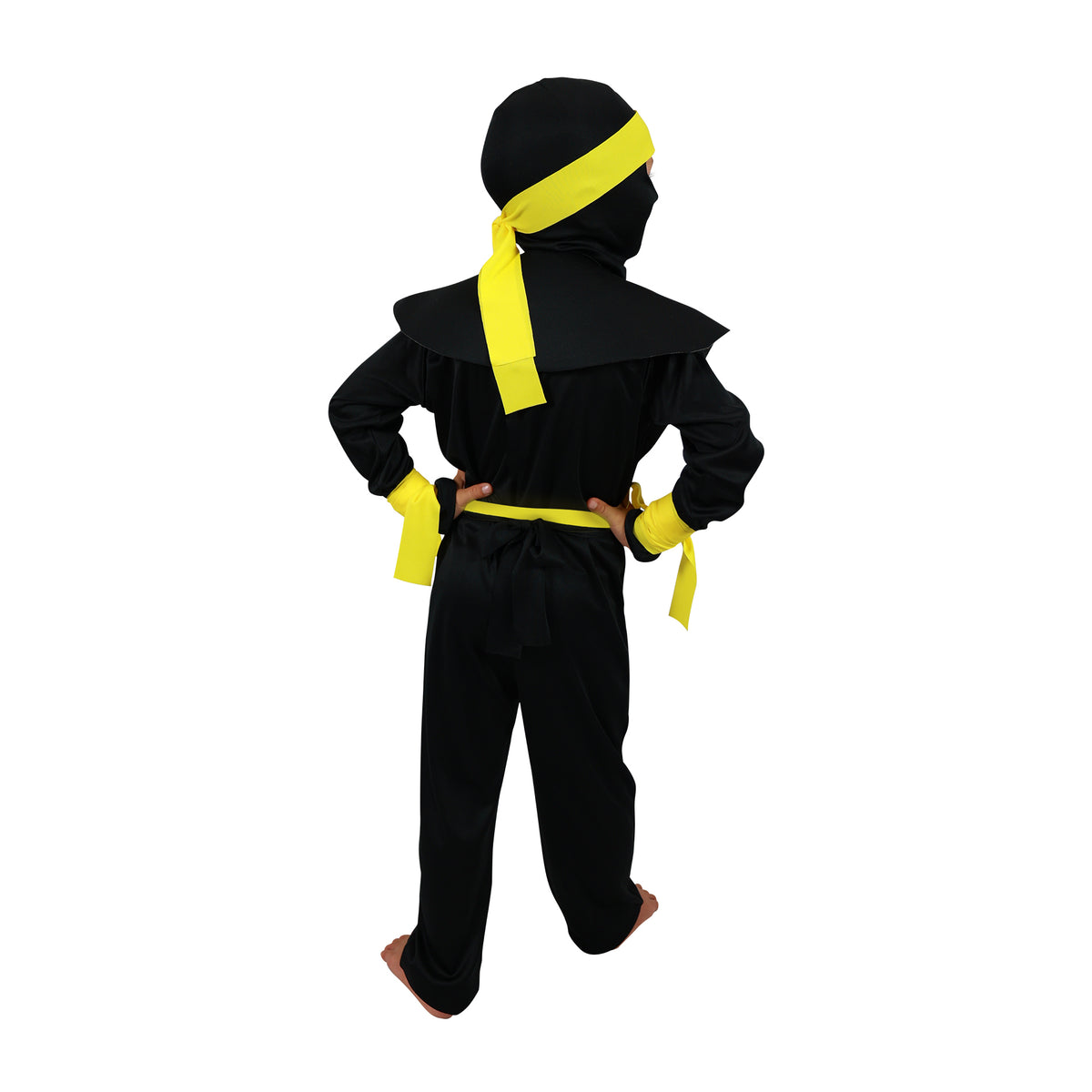 Children's yellow ninja costume S