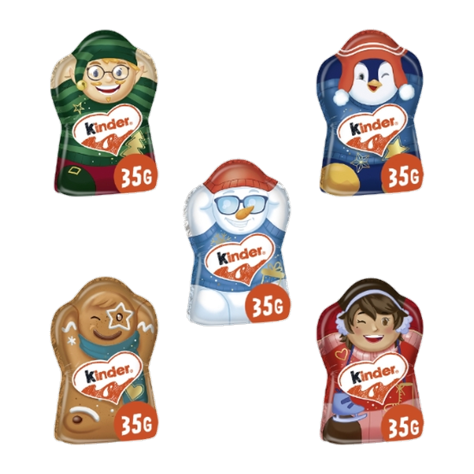 Kinder Christmas Chocolate Figure (Assorted Designs)