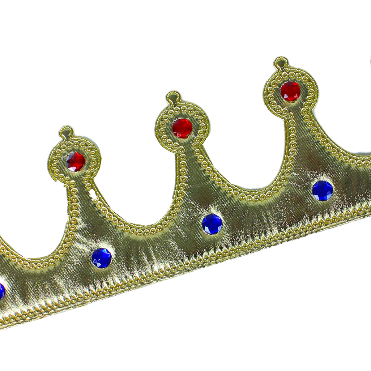 Royal crown with hook-and-loop fastening 53 cm