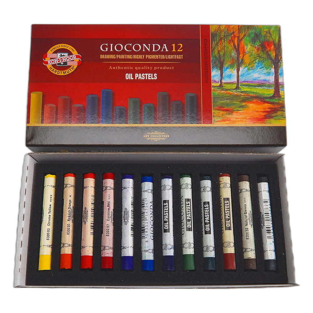 Koh-i-Noor Gioconda Oil Pastels 12 Set