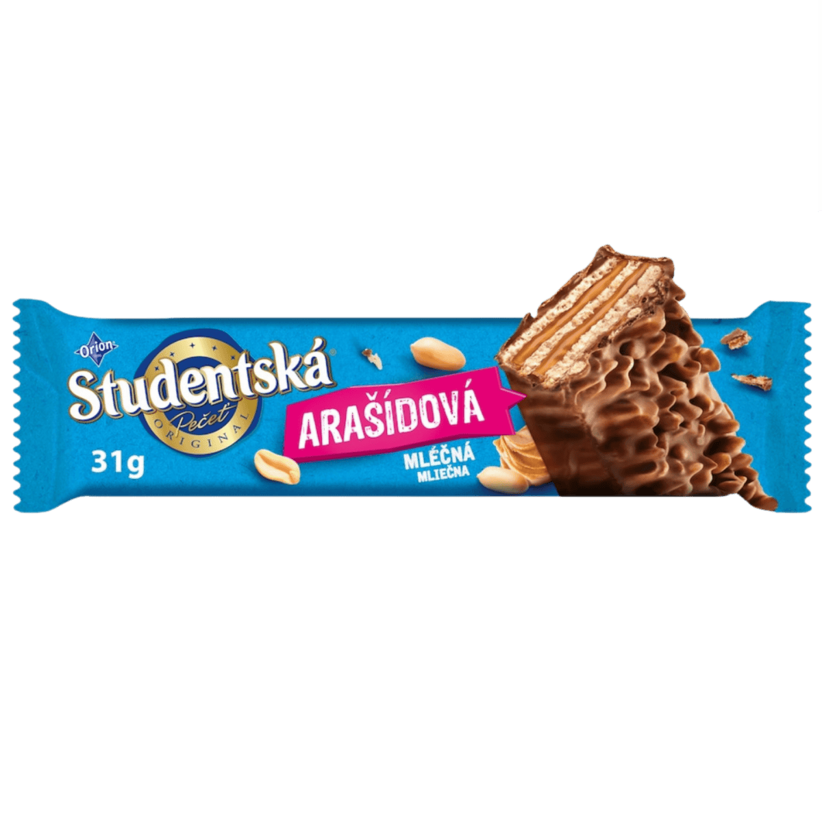 Orion Studentska Pecet Peanut Wafer / Studentska pecet arasidova oplatka