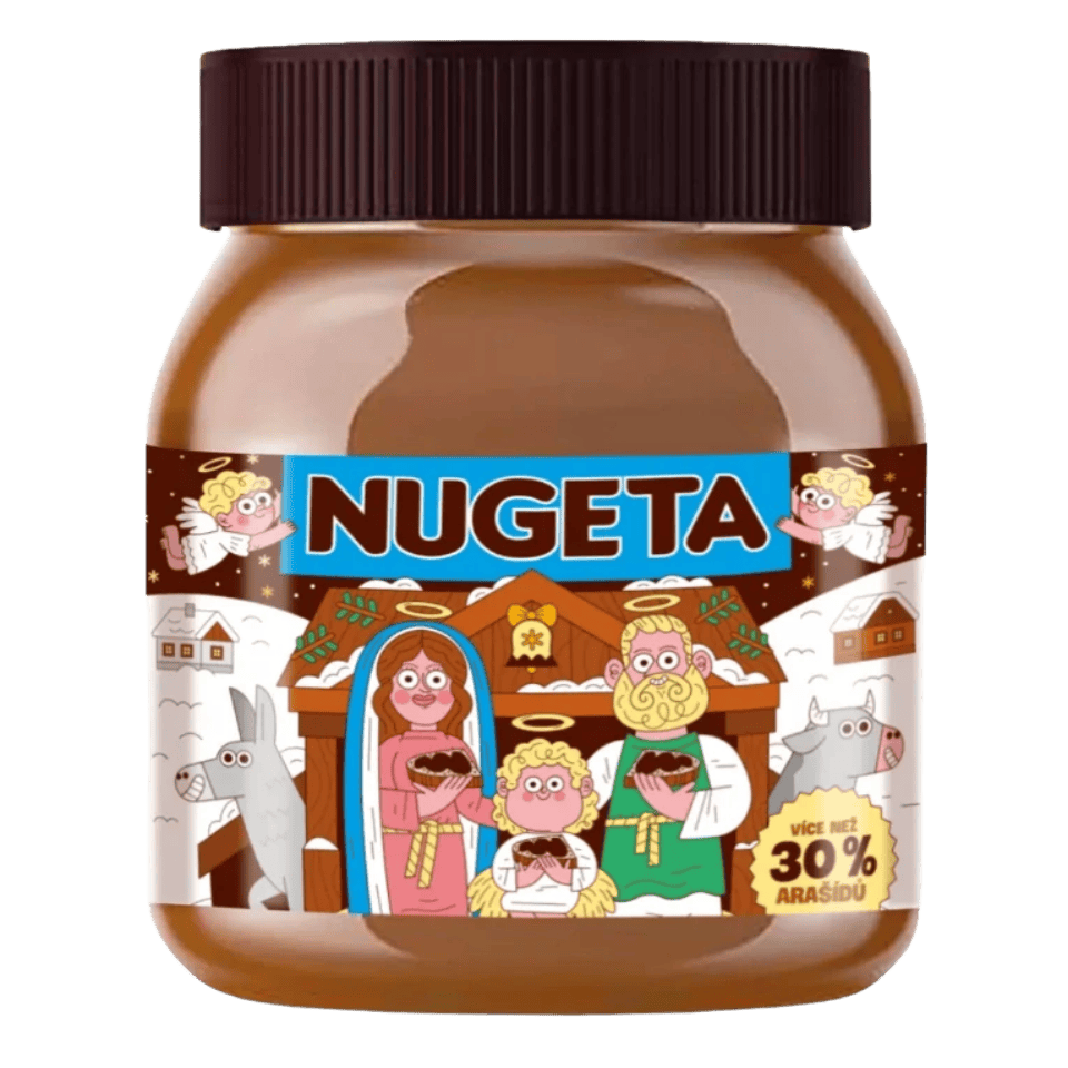 Nugeta Peanut Spread – Christmas Edition / Nugeta Arasidova Pomazanka – Vanocni Edice