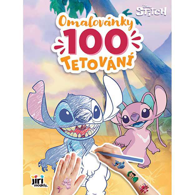 Lilo & Stitch colouring book with 100 tattoos