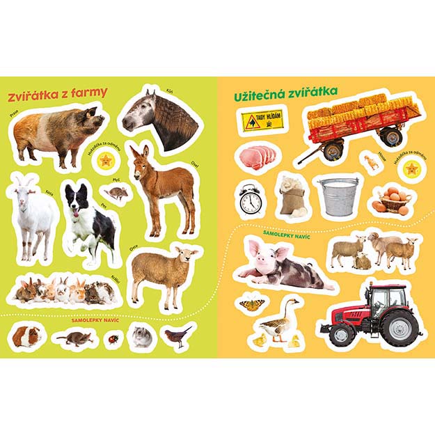 Farm Educational Sticker Book