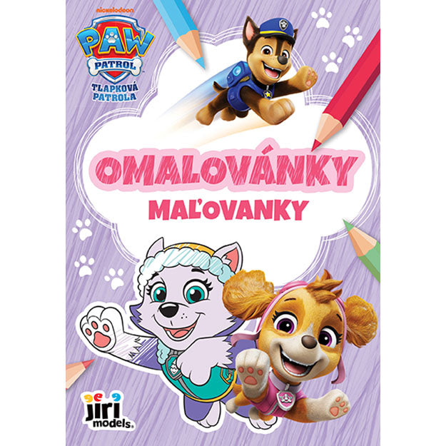 Paw Patrol colouring book A5 for girls