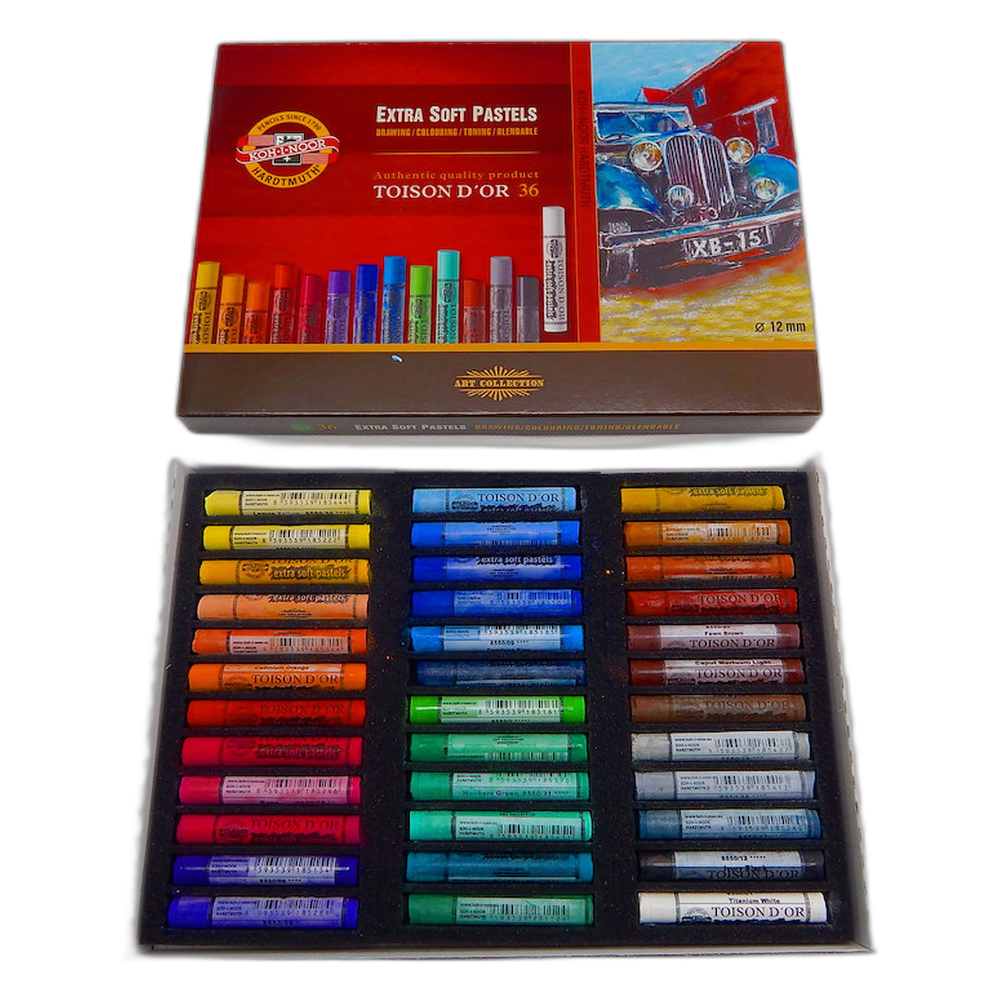 Koh-i-Noor 8555 Extra Soft Pastels Set of 36