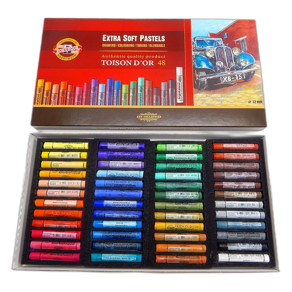 Koh-i-Noor 8556 Extra Soft Pastels Set of 48