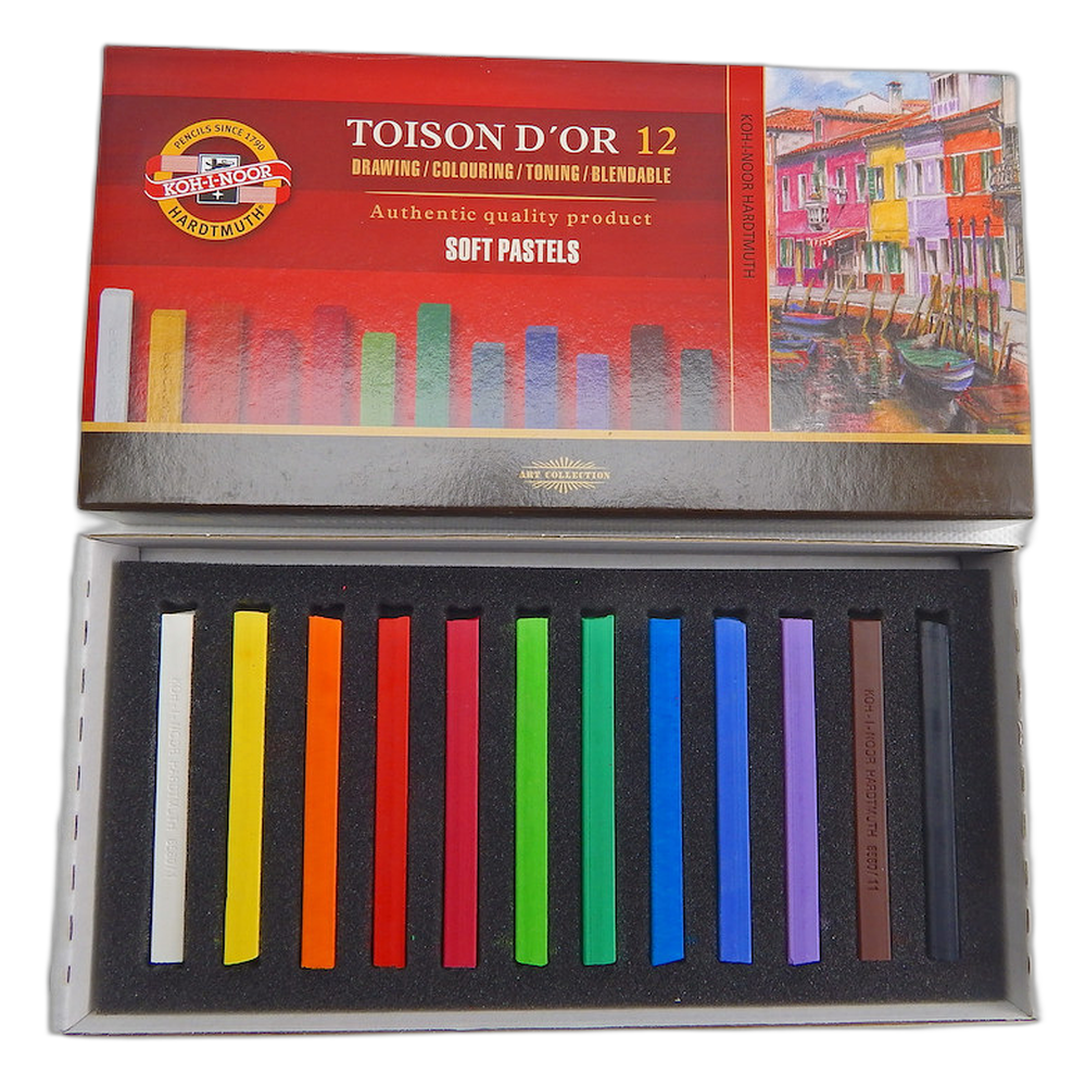 Koh-i-Noor Toison d'Or 8582 Soft Pastels Set of 12