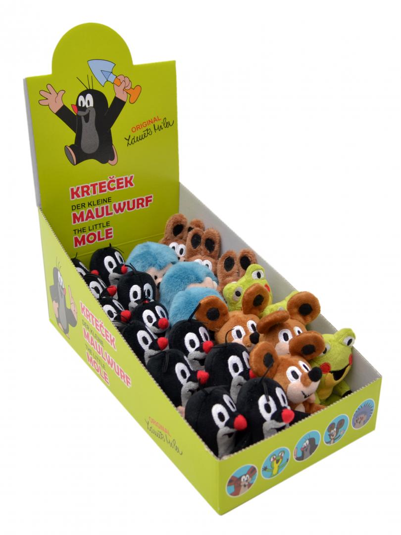 Little Mole Box 24 pcs, Mole & Friends, hand puppet / Krtecek a jeho kamaradi box prstovych manasku
