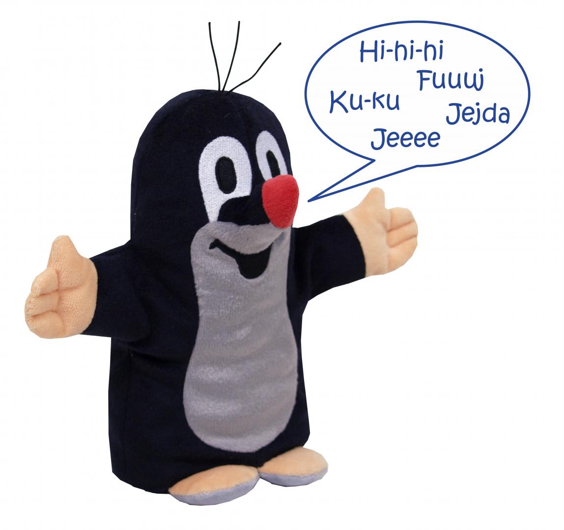 Little Mole Glove Puppet with sound / Krtecek mluvici manasek se zvukem