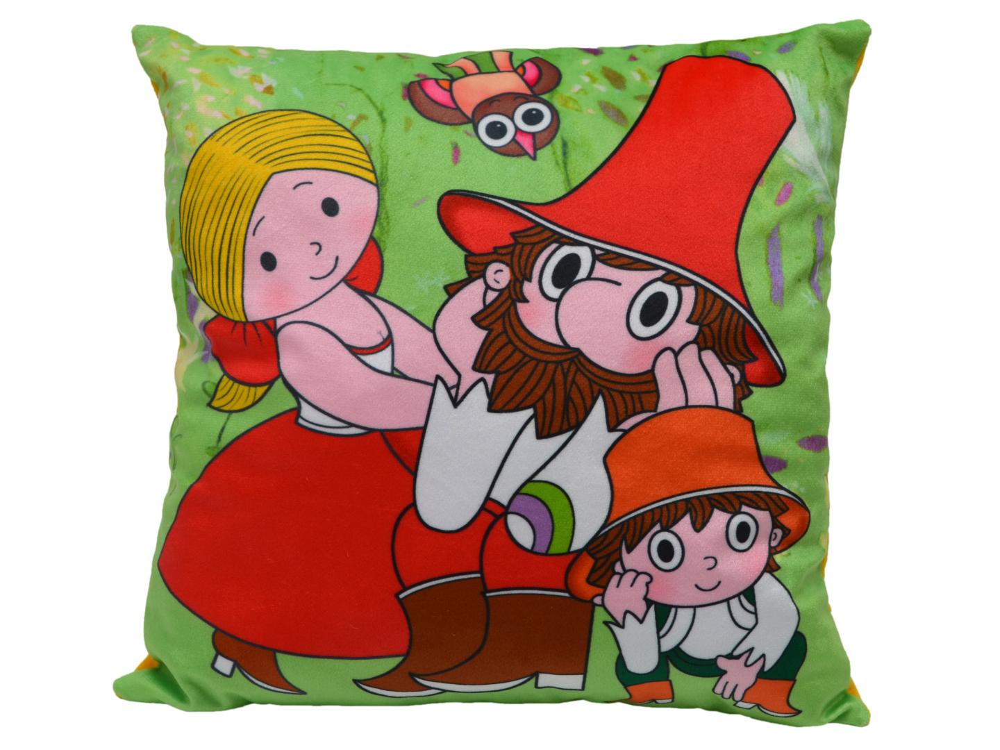 Rumcajs 30 x 30 cm Pillow Forrest / Rumcajs polstarek les (Loupeznik Rumcajs)