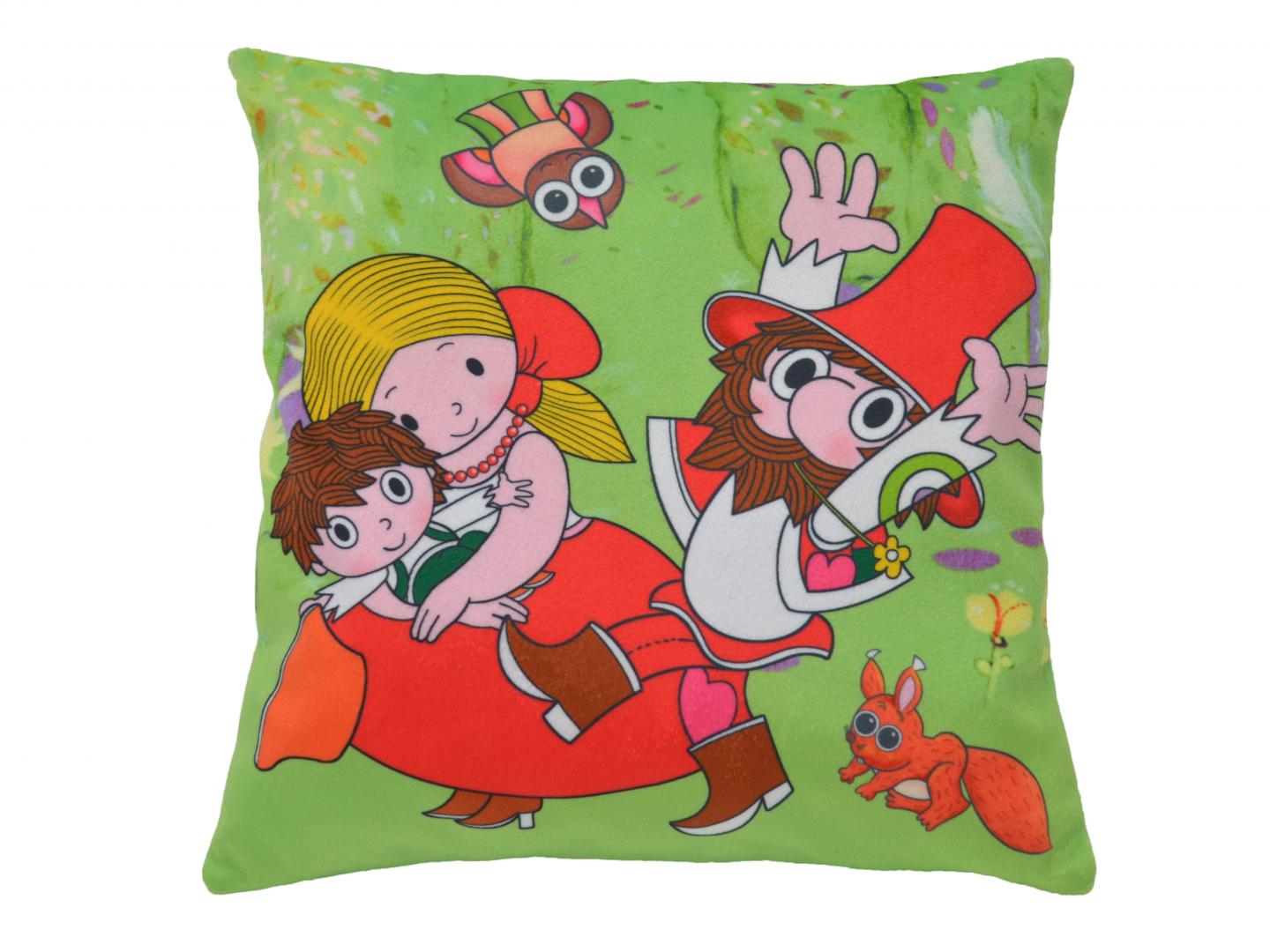 Rumcajs 25 x 25 cm Pillow Garden / Rumcajs polstarek zahrada (Loupeznik Rumcajs)