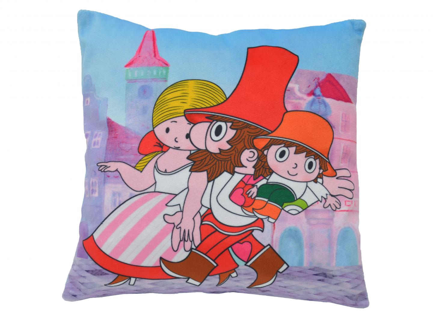 Rumcajs 25 x 25 cm Pillow Jicin/ Rumcajs polstarek Jicin (Loupeznik Rumcajs)