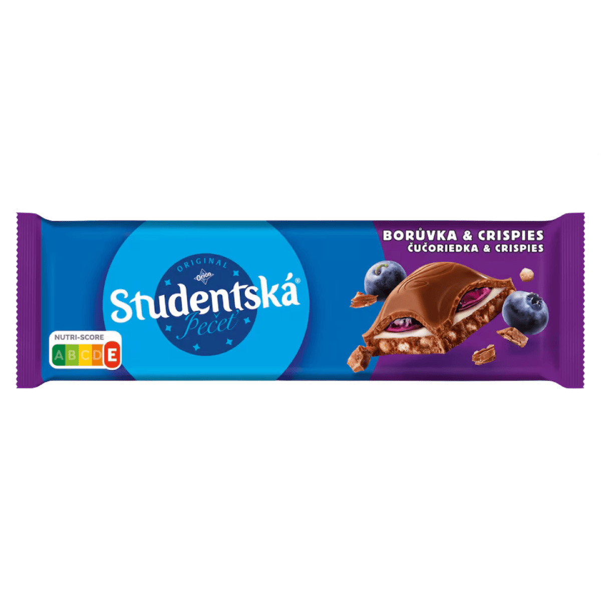 Orion Studentska Pecet Milk Blueberry & Crispies / Studentska pecet mlecna boruvka a crispies