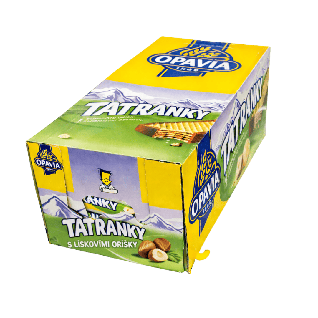 Opavia Tatranky Hazelnut Wafer / Tatranky s liskovymi orisky Pack of 36 pcs
