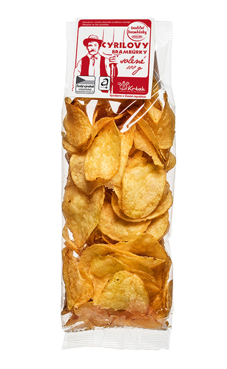 Cyrilovy salted potato chips / Cyrilovy bramburky solene