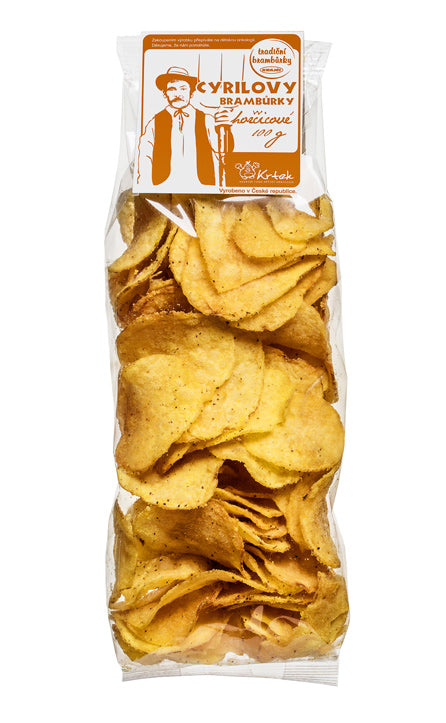 Cyrilovy mustard potato chips / Cyrilovy bramburky horcicove