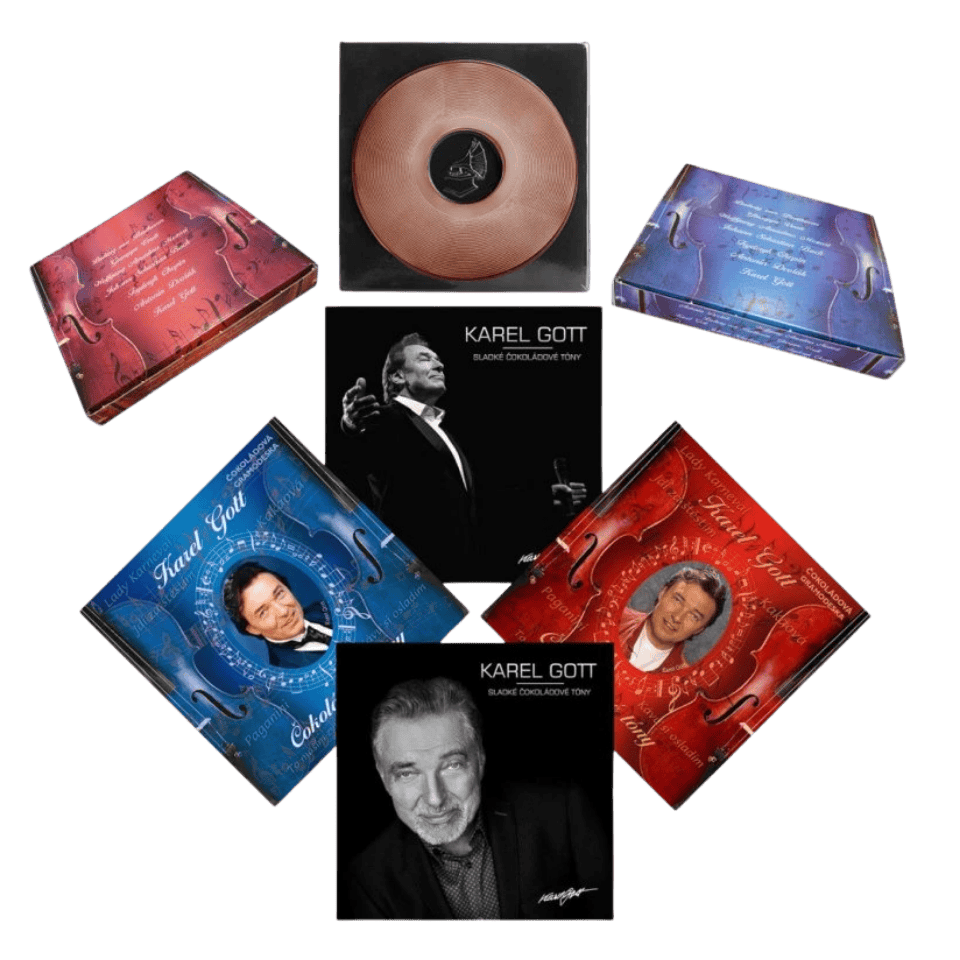 Fikar Chocolate Record – Karel Gott Edition / Fikar Cokoladova Gramofonova Deska – Karel Gott Edice