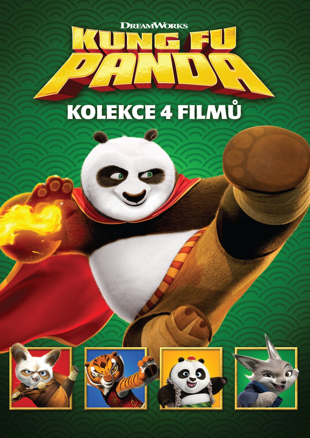 Kung Fu Panda 1-4 / Kung Fu Panda kolekce 1-4 4 DVD
