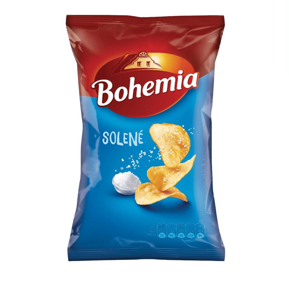 Bohemia chips 130 g / 4.59 oz (assorted) / Bohemia bramburky (ruzne)