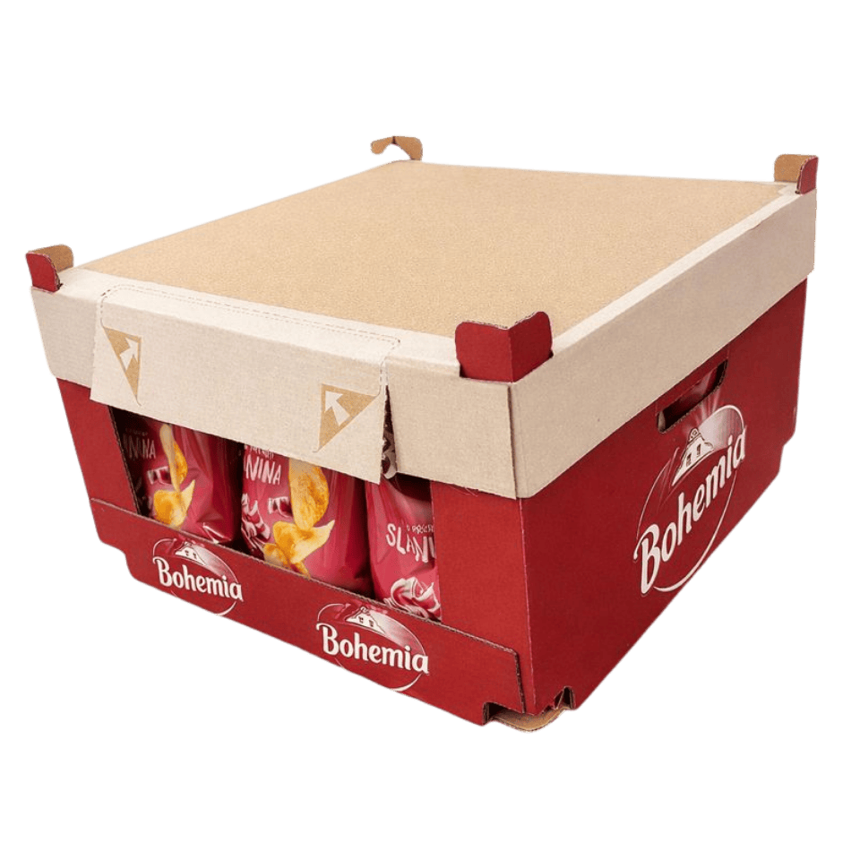 Bohemia Chips Bacon Flavor / Bramborove chipsy s prichuti slaniny Pack of 18 pcs