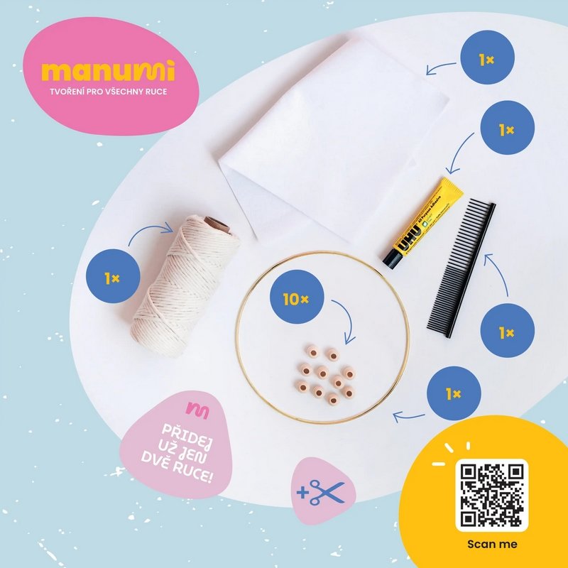 Manumi Macrame Dreamcatcher Kit